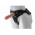Черный пояс-трусики с двумя насадками Soft-Dolli - 16,5 и 10,5 см. - LOVETOY (А-Полимер) - купить с доставкой в Черкесске
