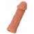 Телесная реалистичная насадка KOKOS Extreme Sleeve 05 с дополнительной стимуляцией - 12,7 см. - KOKOS - в Черкесске купить с доставкой