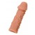 Телесная реалистичная насадка KOKOS Extreme Sleeve 06 с дополнительной стимуляцией - 12,7 см. - KOKOS - в Черкесске купить с доставкой