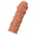Телесная реалистичная насадка KOKOS Extreme Sleeve 11 с дополнительной стимуляцией - 12,7 см. - KOKOS - в Черкесске купить с доставкой
