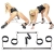 Комплект наручников и наножников с распорками Spread  em Bar and Cuff Set - Pipedream - купить с доставкой в Черкесске