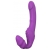 Фиолетовый безремневой вибрострапон DOUBLE DIPPER - Dream Toys - купить с доставкой в Черкесске