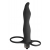 Черная вибронасадка для двойного проникновения Flirtini - 15,9 см. - Lola Games - купить с доставкой в Черкесске