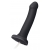 Черный фаллос с имитацией эякуляции Silicon Cum Dildo L - 19,6 см. - Strap-on-me - купить с доставкой в Черкесске