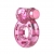 Розовое эрекционное виброкольцо Pink Bear - Baile - в Черкесске купить с доставкой