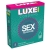 Ребристые презервативы LUXE Royal Sex Machine - 3 шт. - Luxe - купить с доставкой в Черкесске