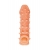 Телесная закрытая насадка с пупырышками Cock Sleeve Size M - 15,6 см. - KOKOS - в Черкесске купить с доставкой