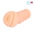 Телесный мастурбатор-вагина с комплектом эрекционных колец - Bior toys - в Черкесске купить с доставкой
