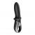Черный анальный вибратор Hot Passion с функцией нагрева - Satisfyer - в Черкесске купить с доставкой