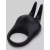 Черное эрекционное виброкольцо Sensation Rechargeable Vibrating Rabbit Love Ring - Fifty Shades of Grey - в Черкесске купить с доставкой