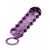 Закрытая фиолетовая насадка с пупырышками SAMURAI PENIS SLEEVE PURPLE - 14,5 см. - NMC - в Черкесске купить с доставкой