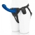 Синяя насадка Remote Control P-Spot G-Spot с черными трусиками - 20 см. - Pegasus - купить с доставкой в Черкесске