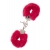 Металлические наручники с красной меховой опушкой METAL HANDCUFF WITH PLUSH RED - Dream Toys - купить с доставкой в Черкесске