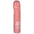 Розовая фаллическая насадка Vac-U-Lock 8  Crystal Jellies Dong - 20,3 см. - Doc Johnson - купить с доставкой в Черкесске