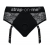 Черные трусики для насадок Diva Lingerie Harness - size L - Strap-on-me - купить с доставкой в Черкесске