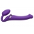 Фиолетовый безремневой вибрострапон Vibrating Bendable Strap-On - size L - Strap-on-me - купить с доставкой в Черкесске