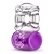 Фиолетовое эрекционное виброкольцо Pleaser Rechargeable C-Ring - Blush Novelties - в Черкесске купить с доставкой