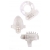 Набор из 3 прозрачных эрекционных колец с вибрацией Teasers Ring Kit - Chisa - в Черкесске купить с доставкой