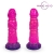 Розовый рельефный фантазийный фаллоимитатор - 20 см. - Bior toys - купить с доставкой в Черкесске
