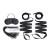 Эротический набор 4PC Bondage Bed Strap   Flogger Kit - Lux Fetish - купить с доставкой в Черкесске