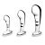 Набор из 3 стальных стимуляторов простаты Stainless Steel P-spot Training Set - b-Vibe - в Черкесске купить с доставкой