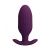 Фиолетовая анальная вибропробка с электростимуляцией Jefferson - 9,2 см. - Baile - купить с доставкой в Черкесске