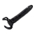 Чёрная насадка-фаллос для двойного проникновения INFLATABLE DILDO SLIM DONG  - 13,5 см. - Toyz4lovers - в Черкесске купить с доставкой