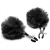 Зажимы для сосков с черным помпонами Pom Pom Nipple Clamps - XR Brands - купить с доставкой в Черкесске