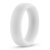 Белое люминесцентное эрекционное кольцо Silicone Glo Cock Ring - Blush Novelties - в Черкесске купить с доставкой