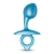 Голубая анальная пробка для массажа простаты Bulb Silicone Prostate Plug - 10,7 см. - b-Vibe - в Черкесске купить с доставкой