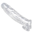 Прозрачная насадка для увеличения члена Realistic Clear Penis Enhancer and Ball Stretcher - 20,3 см. - XR Brands - в Черкесске купить с доставкой
