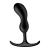Черный массажер простаты с утяжелителями Premium Silicone Weighted Prostate Plug Medium - 16,3 см. - XR Brands - в Черкесске купить с доставкой