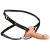 Телесный полый страпон на черных регулируемых ремешках 2’’ Erection Smooth Silicone Penis Sheath - XR Brands - купить с доставкой в Черкесске