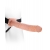 Фаллопротез телесного цвета Hollow Strap-On - 29 см. - Pipedream - купить с доставкой в Черкесске