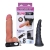 Страпон с 2 насадками и вибрацией UniStrap - 20 и 18 см. - LOVETOY (А-Полимер) - купить с доставкой в Черкесске