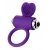 Фиолетовое виброкольцо с ресничками JOS PERY - JOS - в Черкесске купить с доставкой