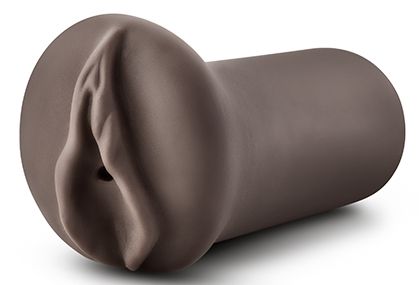 Коричневый мастубратор-вагина Nicole s Kitty - Blush Novelties - в Черкесске купить с доставкой