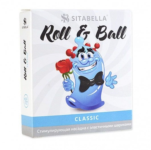 стимулирующий презерватив-насадка Roll   Ball Classic - Sitabella - купить с доставкой в Черкесске