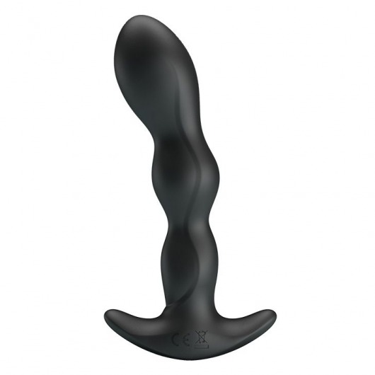 Черный анальный стимулятор простаты с вибрацией Special Anal Massager - 14,5 см. - Baile - в Черкесске купить с доставкой