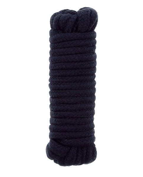 Чёрная веревка для связывания BONDX LOVE ROPE - 5 м. - Dream Toys - купить с доставкой в Черкесске