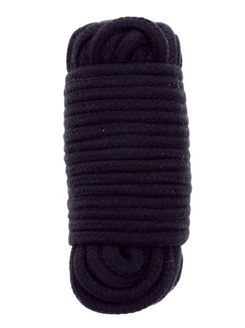 Черная веревка для связывания BONDX LOVE ROPE - 10 м. - Dream Toys - купить с доставкой в Черкесске