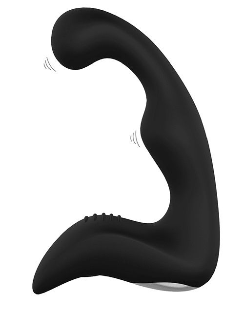 Чёрный перезаряжаемый массажёр простаты BOOTY PLEASER - Dream Toys - в Черкесске купить с доставкой