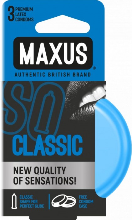 Классические презервативы в железном кейсе MAXUS Classic - 3 шт. - Maxus - купить с доставкой в Черкесске