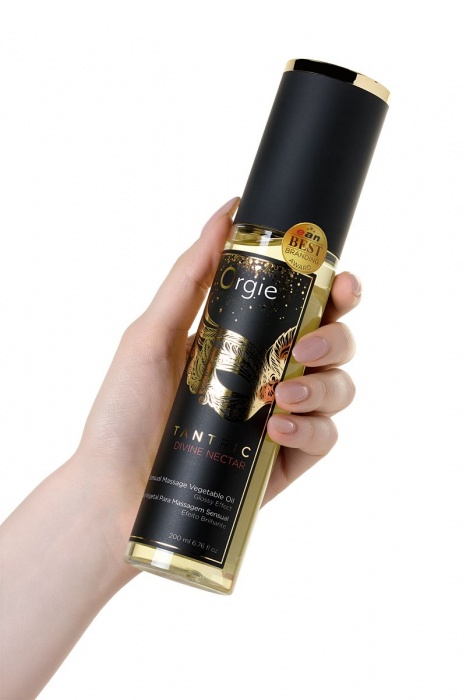 Растительное массажное масло Orgie Tantric Divine Nectar - 200 мл. - ORGIE - купить с доставкой в Черкесске