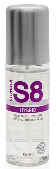 Интимная смазка на водно-силиконовой основе S8 Hybrid - 125 мл. - Stimul8 - купить с доставкой в Черкесске