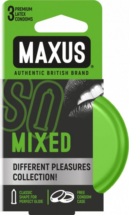 Презервативы в железном кейсе MAXUS Mixed - 3 шт. - Maxus - купить с доставкой в Черкесске