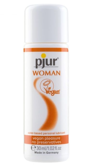 Лубрикант pjur WOMAN Vegan на водной основе - 30 мл. - Pjur - купить с доставкой в Черкесске