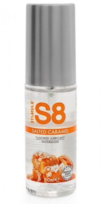 Лубрикант S8 Flavored Lube со вкусом солёной карамели - 50 мл. - Stimul8 - купить с доставкой в Черкесске