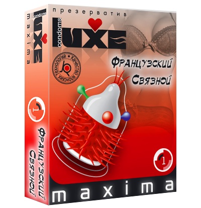 Презерватив LUXE Maxima  Французский связной  - 1 шт. - Luxe - купить с доставкой в Черкесске