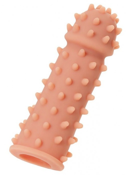 Телесная реалистичная насадка KOKOS Extreme Sleeve 03 с дополнительной стимуляцией - 12,7 см. - KOKOS - в Черкесске купить с доставкой